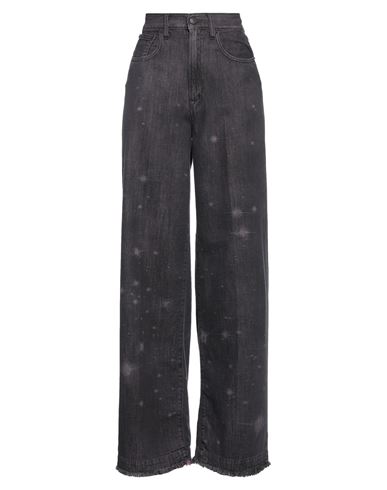 People (+)  Woman Jeans Dark Purple Size 29 Cotton