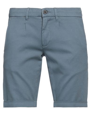 Yes Zee By Essenza Man Shorts & Bermuda Shorts Pastel Blue Size 29 Cotton, Elastane