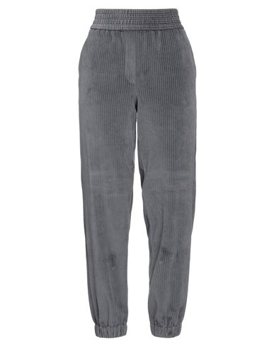 Circolo 1901 Woman Pants Lead Size M Cotton, Polyester In Grey