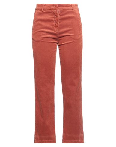Department Five Department 5 Woman Pants Rust Size 25 Cotton, Modal, Polyester, Elastane In Red