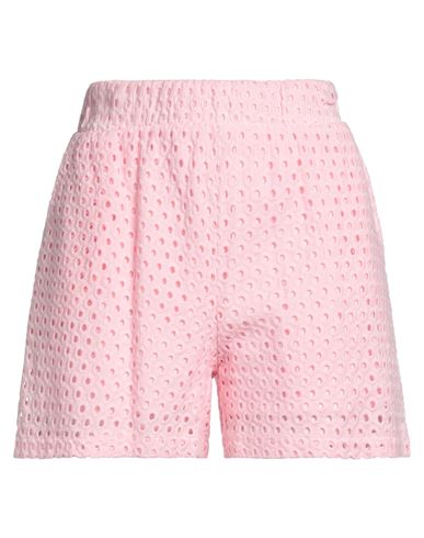 White Wise Woman Shorts & Bermuda Shorts Pink Size 8 Cotton