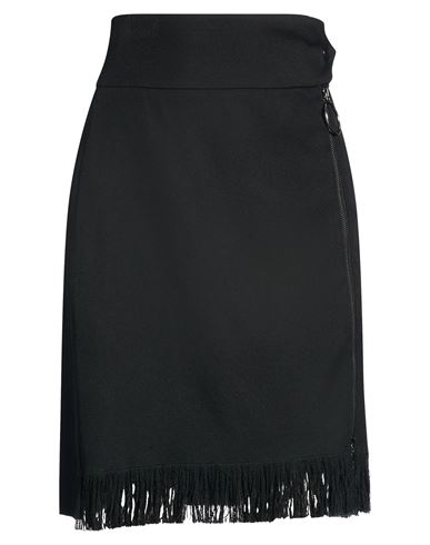 Beatrice B Beatrice .b Woman Mini Skirt Black Size 0 Acetate, Virgin Wool