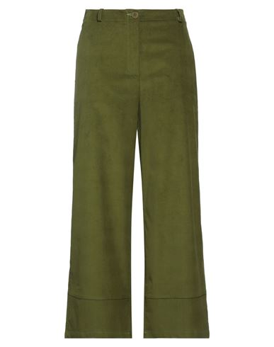 Neirami Woman Pants Sage Green Size Xs Cotton, Elastane