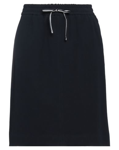 Circolo 1901 Woman Midi Skirt Midnight Blue Size 6 Cotton, Elastane