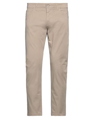 Entre Amis Man Pants Sand Size 30 Cotton, Elastane In Beige