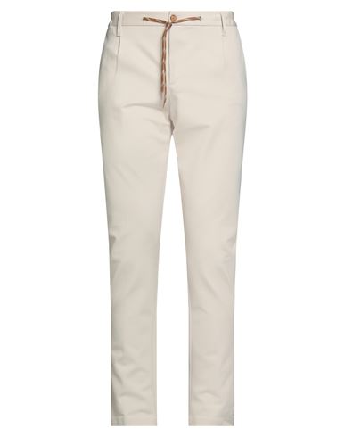 Daniele Alessandrini Homme Man Pants Ivory Size 34 Viscose, Polyamide, Elastane