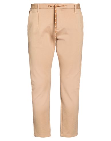 Daniele Alessandrini Homme Man Pants Camel Size 38 Viscose, Polyamide, Elastane In Brown