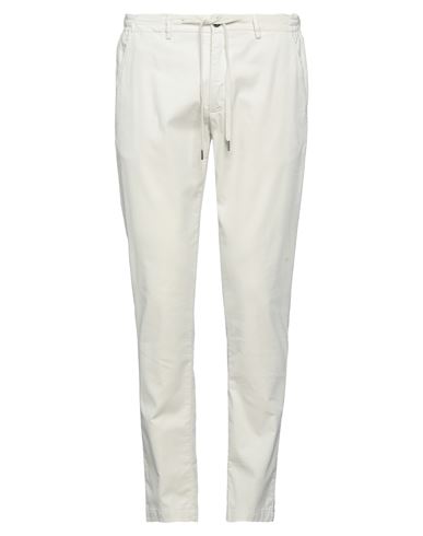 4/10 Four.ten Industry 4/10 Four. Ten Industry Man Pants Cream Size 34 Cotton, Modal, Elastane In White