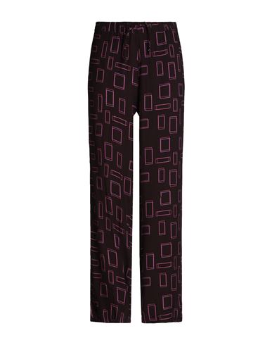 8 By Yoox Printed Optical Pants Man Pants Deep Purple Size Xxl Viscose