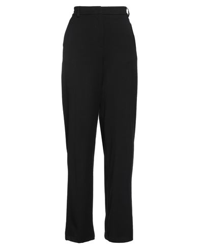 Souvenir Woman Pants Black Size S Polyester, Viscose, Elastic Fibres