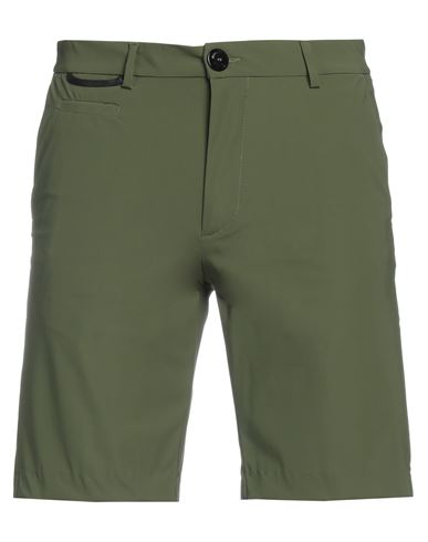 Pmds Premium Mood Denim Superior Man Shorts & Bermuda Shorts Military Green Size 31 Polyamide, Elast