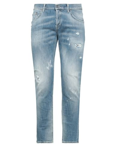 Dondup Man Jeans Blue Size 34 Cotton, Elastane