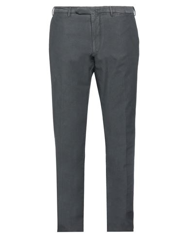 Santaniello Man Pants Lead Size 42 Cotton, Elastane In Grey
