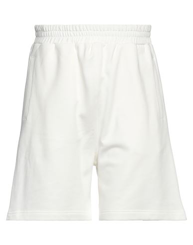 Dondup Man Shorts & Bermuda Shorts Ivory Size Xl Cotton In Blue