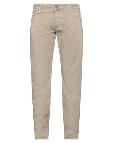 Jacob Cohёn Man Pants Khaki Size 34 Cotton, Elastane In Beige