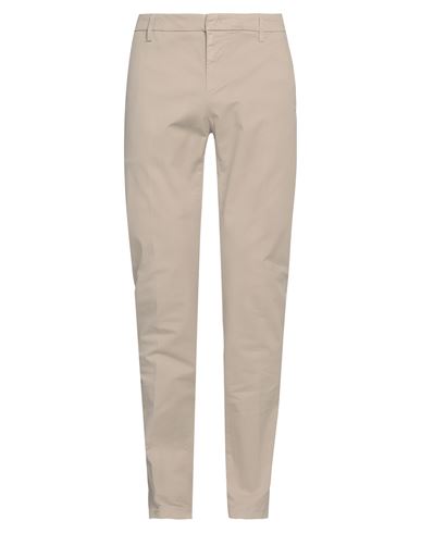 Dondup Man Pants Beige Size 34 Cotton, Elastane