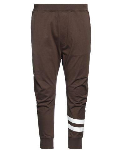 Dsquared2 Man Pants Brown Size M Cotton