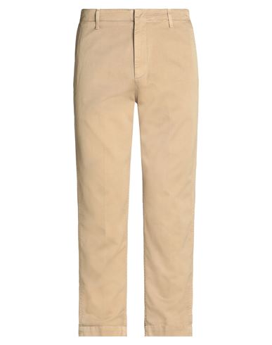 Dondup Man Pants Khaki Size 31 Cotton In Beige