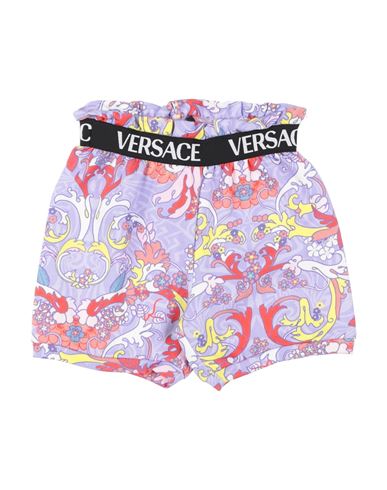 Versace Young Babies'  Toddler Girl Shorts & Bermuda Shorts Lilac Size 3 Cotton, Polyester, Elastane, Polyami In Purple