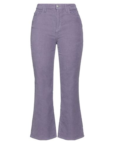 Jucca Woman Pants Lilac Size 8 Cotton, Elastane In Purple