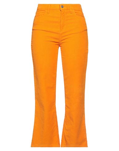 Jucca Woman Pants Orange Size 6 Cotton, Elastane