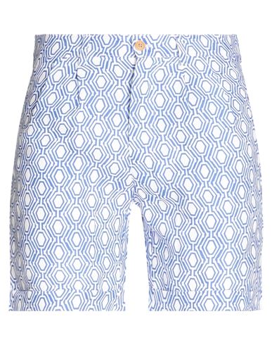 Peninsula Gallipoli Man Beach Shorts And Pants Bright Blue Size Xl Linen