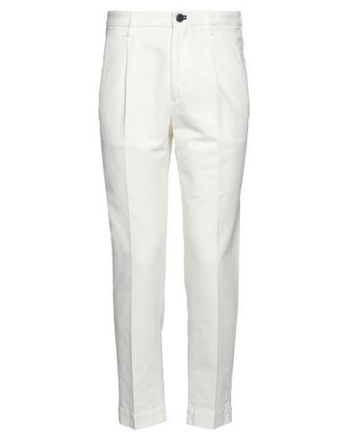 Incotex Man Pants Off White Size 30 Cotton, Elastane