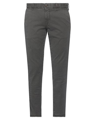 Incotex Man Pants Steel Grey Size 38 Cotton, Elastane In Brown