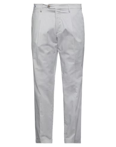 Filetto Man Pants Grey Size 42 Cotton, Elastane