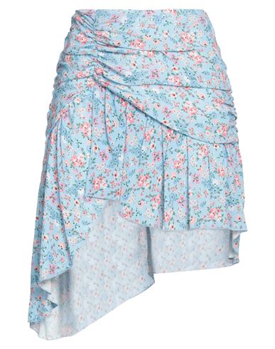 Haveone Woman Midi Skirt Sky Blue Size M Viscose