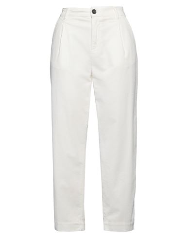 Shop The.nim The. Nim Woman Pants Ivory Size 27 Cotton, Lyocell, Elastane In White