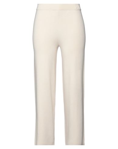 Anna Seravalli Woman Pants Beige Size 4 Viscose, Acrylic, Elastane