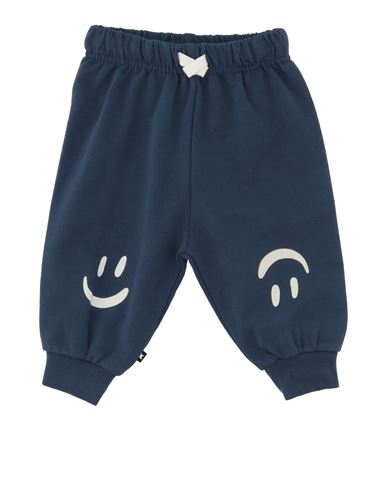 Molo Babies'  Newborn Pants Navy Blue Size 3 Organic Cotton, Elastane