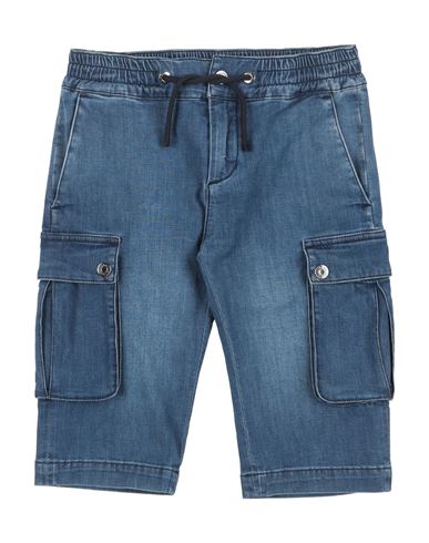 Dolce & Gabbana Babies'  Toddler Boy Denim Shorts Blue Size 6 Cotton, Viscose, Polyester, Elastane