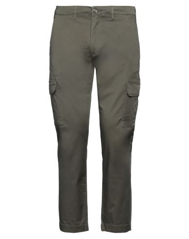 Shop Liu •jo Man Man Pants Military Green Size 32 Cotton, Elastane