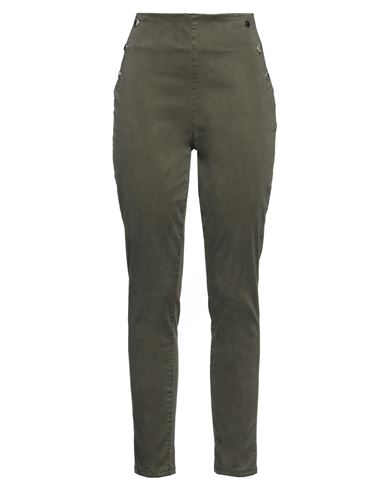 Guess Woman Pants Military Green Size 31w-29l Lyocell, Cotton, Elastomultiester, Elastane