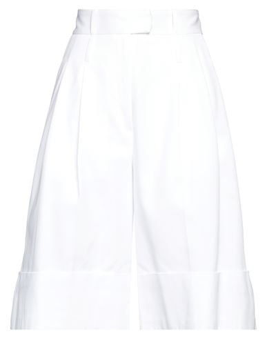 Jejia Woman Shorts & Bermuda Shorts White Size 6 Cotton