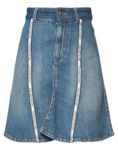Stella Mccartney Woman Denim Skirt Blue Size 0 Cotton, Elastane, Polyester