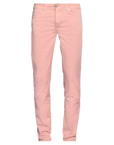 Barba Napoli Man Pants Pastel Pink Size 35 Cotton, Elastane