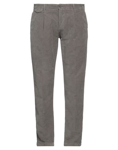 Premium Man Pants Khaki Size 38 Cotton, Elastane In Gray
