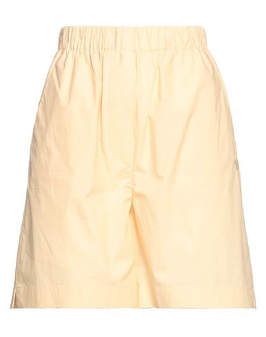 Nanushka Woman Shorts & Bermuda Shorts Light Yellow Size S Cotton