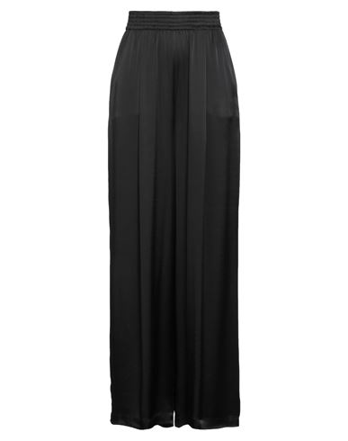 Suoli Woman Pants Black Size 4 Acetate, Silk