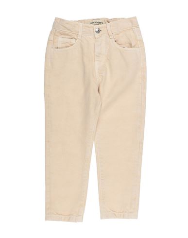 Roy Rogers Roÿ Roger's Toddler Girl Jeans Sand Size 6 Cotton In Beige