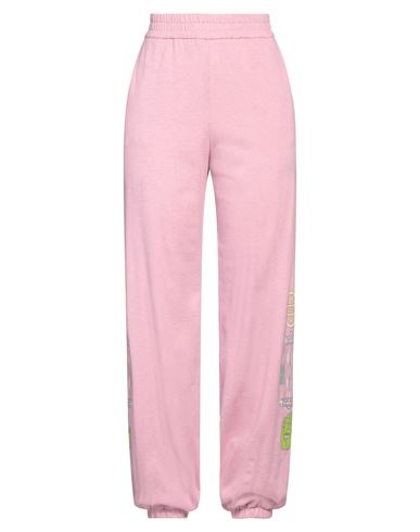 Shop Versace Jeans Couture Woman Pants Pink Size S Cotton