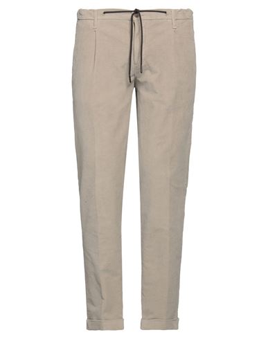 Premium Man Pants Beige Size 36 Cotton, Elastane In Neutral