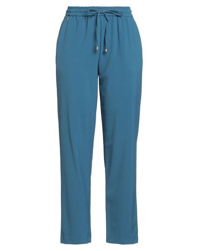 Kaos Woman Pants Blue Size 6 Polyester, Viscose, Elastane In Blue