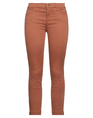 Shop Kaos Jeans Woman Pants Brown Size 29 Cotton, Lyocell, Elastane