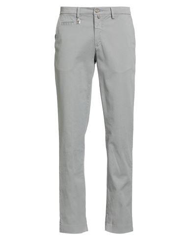 Barbati Man Pants Grey Size 28 Cotton, Elastane In Gray