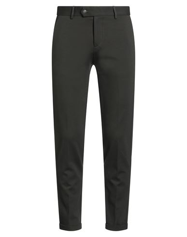 Bharnaba Man Pants Dark Green Size 38 Viscose, Polyamide, Elastane In Green