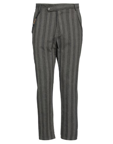 Squad² Man Pants Steel Grey Size 32 Cotton, Polyester In Beige